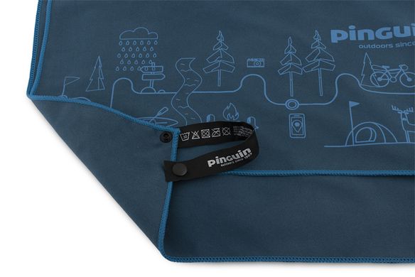 Полотенце Pinguin Micro Towel, Map/Grey, XL - 75x150 см (PNG 672084)