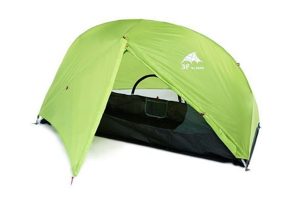 Намет одномісний 3F Ul Gear Floating Cloud 1 210T 3 season зелений