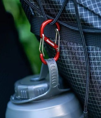 Карабин многофункциональный&nbsp;Naturehike&nbsp;S-type&nbsp;NH20GS004, 50 мм, 2 шт, красный