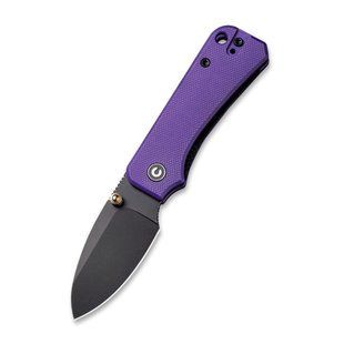 Нож складной карманный Civivi Baby Banter, (5.9 см) Nitro-V/G10 фиолетовый