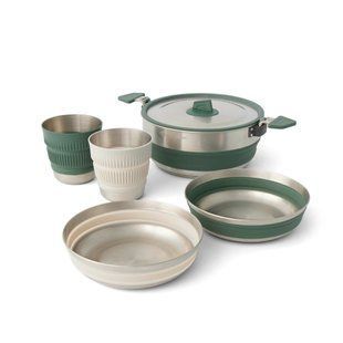 Detour Stainless Steel One Pot Cook Set набір посуду (каструля+2 миски+2 чашки) (STS ACK026031-122103)