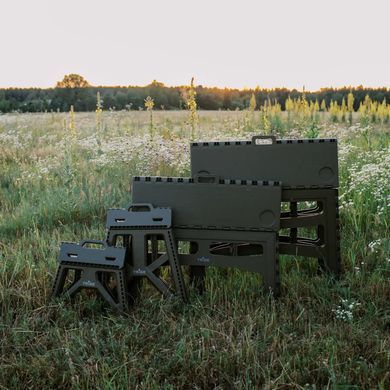 Стол Tribe Camp Table High пластиковый, olive