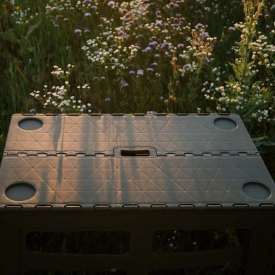 Стол Tribe Camp Table High пластиковый, olive