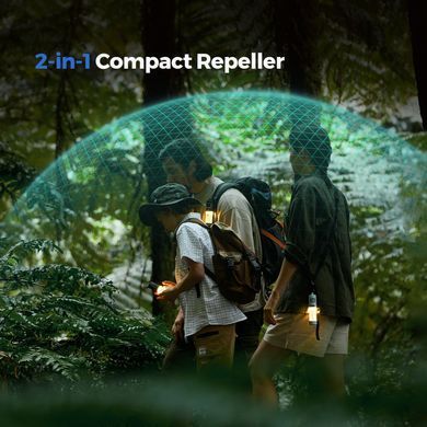 Фумігатор-ліхтар кемпінговий Flextail Tiny Repel S, бежевий