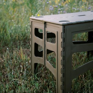 Стол Tribe Camp Table High пластиковый, olive