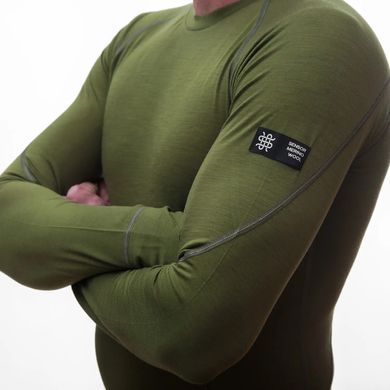Термокофта мужская Sensor Merino Active LS, Safari green, M