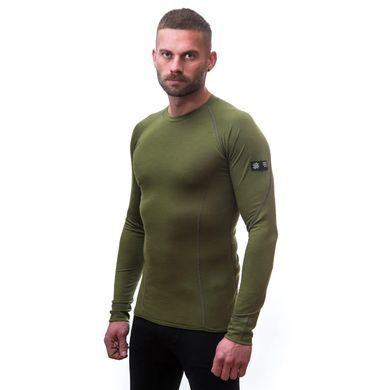 Термокофта мужская Sensor Merino Active LS, Safari green, M