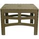Стол Tribe Camp Table High пластиковый, olive