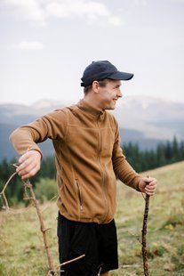 Кофта флисовая Tribe Fleece Jacket Full Zip, sand, 46