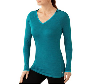 Термофутболка женская Smartwool NTS Micro 150 Pattern Hoody, Capri, XS (SW SN413.810-XS)