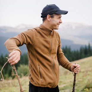 Кофта флісова Tribe Fleece Jacket Full Zip, sand, 46