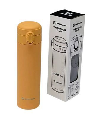 Термокружка BaseCamp Thermos Cup, 0.42 L, Orange (BCP 100520)