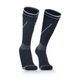 Водонепроницаемые носки Dexshell Longlite Socks 2.0, серые полоски, размер S (36-38)