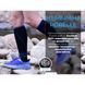 Водонепроницаемые носки Dexshell Longlite Socks 2.0, серые полоски, размер S (36-38)
