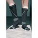 Водонепроницаемые носки Dexshell Longlite Socks 2.0, серые полоски, размер S (36-38)
