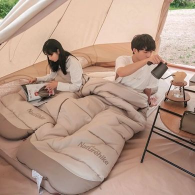 Спальник Naturehike B400 NH21MSD11, бежевий
