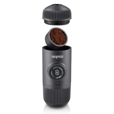 Портативная эспрессо-кофеварка Wacaco Nanopresso с адаптером для капсул, механическая, для молотого кофе