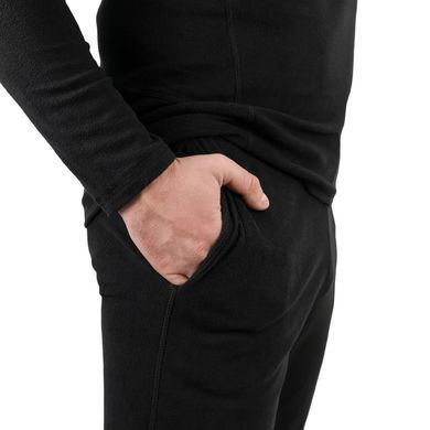 Термобелье мужское флисовое Tribe Microfleece, комплект, Черное, XL