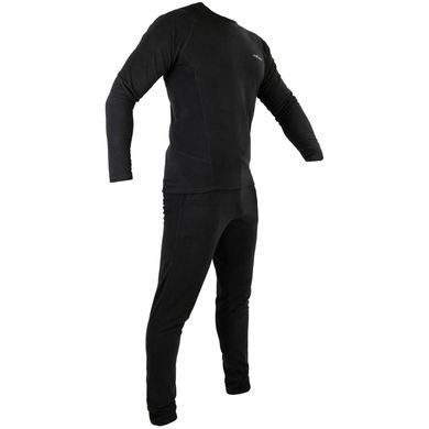 Термобелье мужское флисовое Tribe Microfleece, комплект, Черное, XL