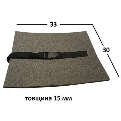 Туристична сідачка (пінопопа), 33х30, 15 мм