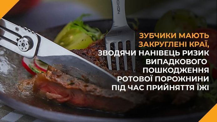 Набор столовых приборов Roxon C1S 3 in1 (ложка, вилка, нож), нержавеющая сталь