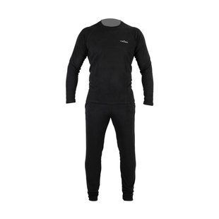 Термобелье мужское флисовое Tribe Microfleece, комплект, Черное, 2XL