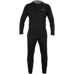 Термобілизна чоловіча флісова Tribe Microfleece, комплект, Чорна, 2XL