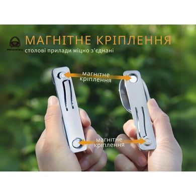 Набор столовых приборов Roxon C2 2 in1 (ложка, вилка), нержавеющая сталь