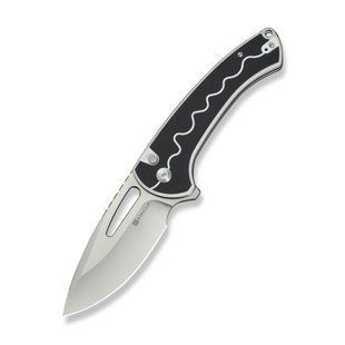Нож складной туристический Sencut Squiggy, (9.9 см) 9Cr18MoV/G10 черно-белый