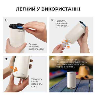 Устройство от комаров Thermacell Patio Shield Mosquito Repeller MR-PS, linen