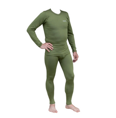 Термобелье мужское Tramp Warm Soft комплект (футболка+кальсоны) TRUM-019 оливковый