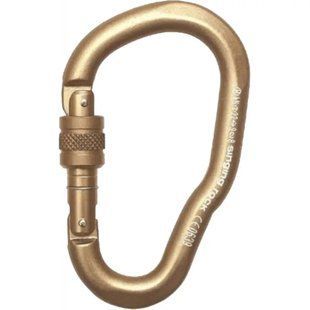 Карабін Singing Rock Jumbo HMS Screw Gate 22kN gold (SR K5420.ZZ)