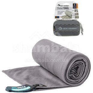 Полотенце из микрофибры от Sea to Summit Pocket Towel, M, Grey (STS APOCTMGY)