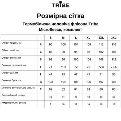 Термобілизна чоловіча флісова Tribe Microfleece, комплект, Сіра, S