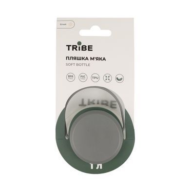 М'яка пляшка Tribe Soft Bottle 1 л TPU crystal-white