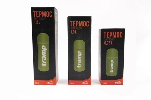 Термос Tramp Soft Touch 0,75 л TRC-108 желтый