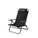 Крісло складане з регульованим нахилом Naturehike CNK2550JJ012, вуглецева сталь, чорний