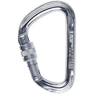 Карабін Singing Rock Keylock D Big Connector, Screw Gate - 30 кН (SR K5070.PP)