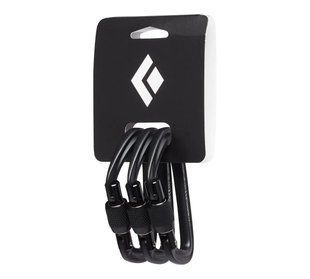 Карабин Black Diamond HotForge Screwgate 3 Pack, Black, р. (BD 381079.0002)