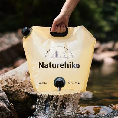 Контейнер для воды Naturehike CNK2450CF027, 10 л, желтый