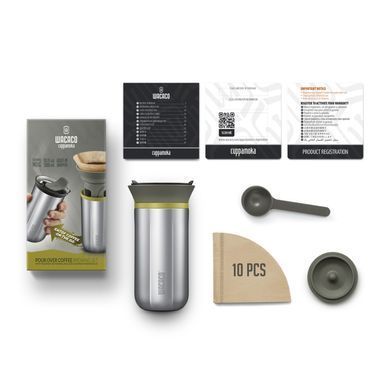 Портативная дрипер-термокружка Wacaco Cuppamoka, для фильтр-кофе