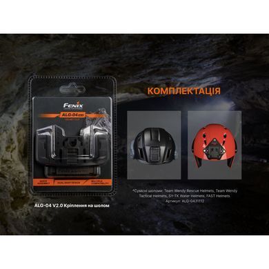 Крепление на шлем для налобных фонарей Fenix ​​ALG-04 V.2.0
