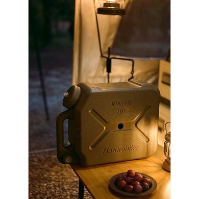Канистра для воды Naturehike CNH22CJ018, 12 л, коричневая