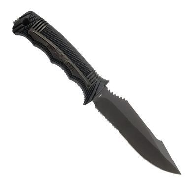 Нож SOG SEAL Strike, Part Serr Blk TiNi Delx Molded Shth-Ti (SOG SS1003-CP)