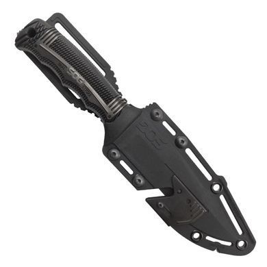 Нож SOG SEAL Strike, Part Serr Blk TiNi Delx Molded Shth-Ti (SOG SS1003-CP)