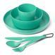 Camp Dinnerware Set w/ Mesh Sack - [6 Piece] набір посуду (Cabbage) (STS 054303)