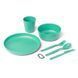 Camp Dinnerware Set w/ Mesh Sack - [6 Piece] набір посуду (Cabbage) (STS 054303)