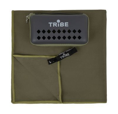 Рушник з мікрофібри Tribe Pocket Towel 90х180 2XL army green