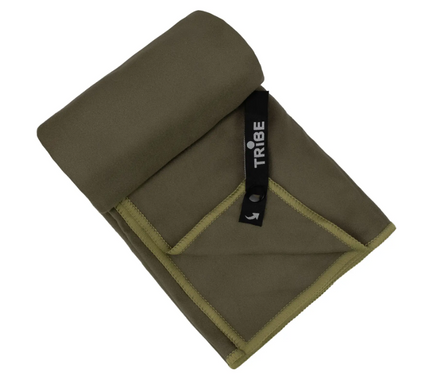 Полотенце из микрофибры Tribe Pocket Towel 90х180 2XL army green