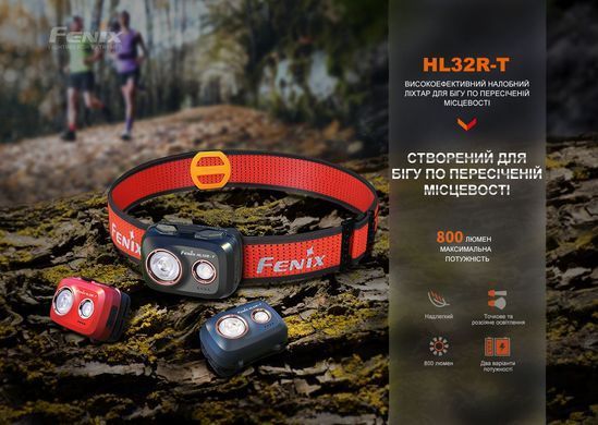 Фонарь налобный Fenix ​​HL32R-T черный